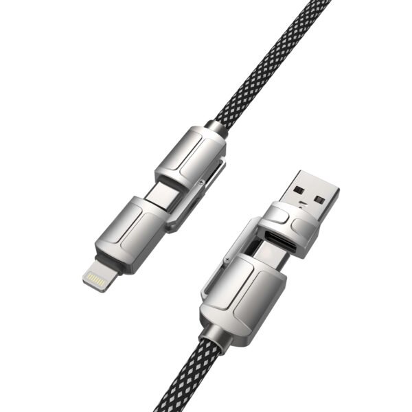 4 in1 Braided fast charging cable / CB-456S1